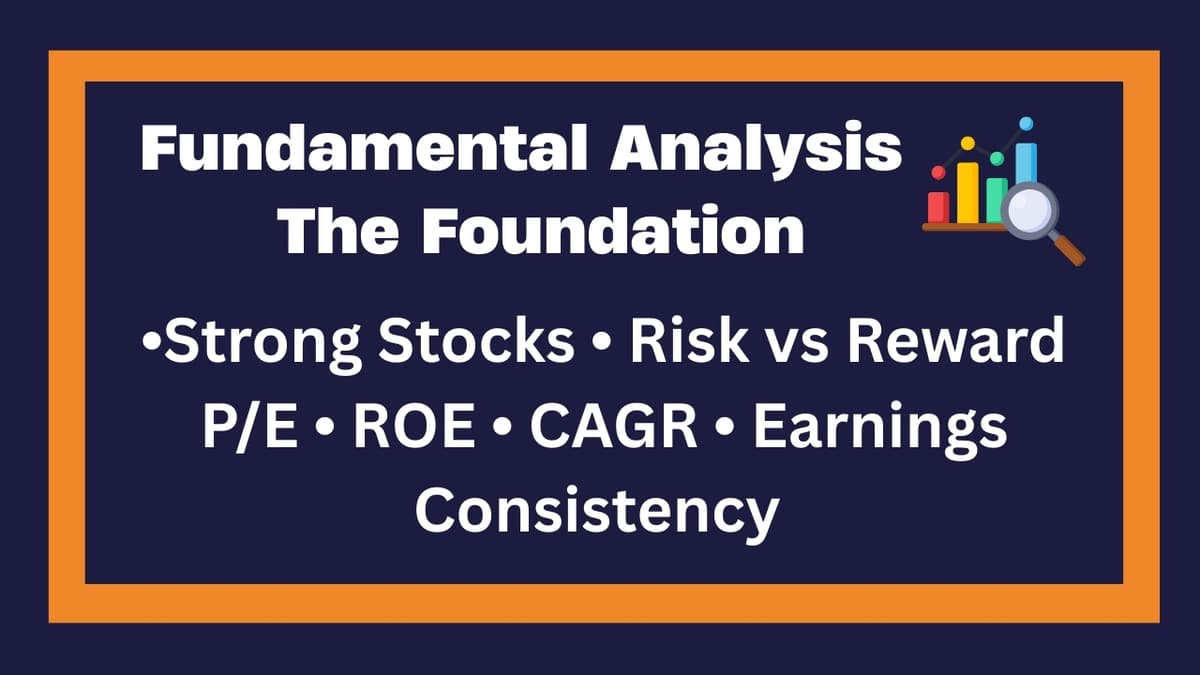 Fundamental Analysis - The Foundation